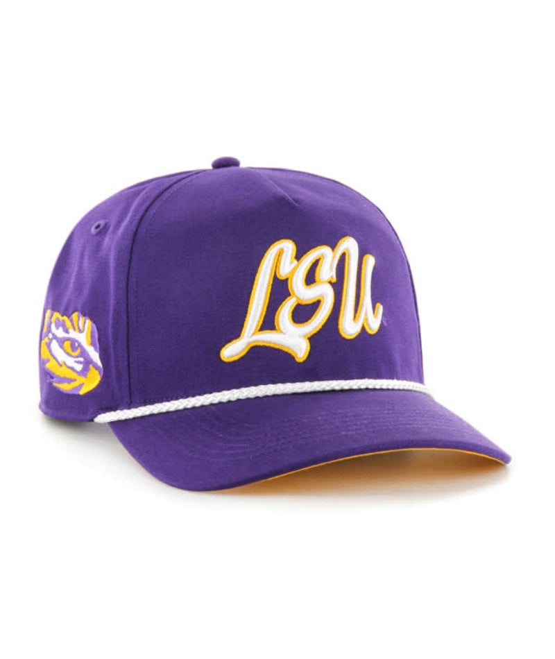 Louisiana State Tigers - NCAA LSU Purple Overhands Hitch Hat, 47 Brand