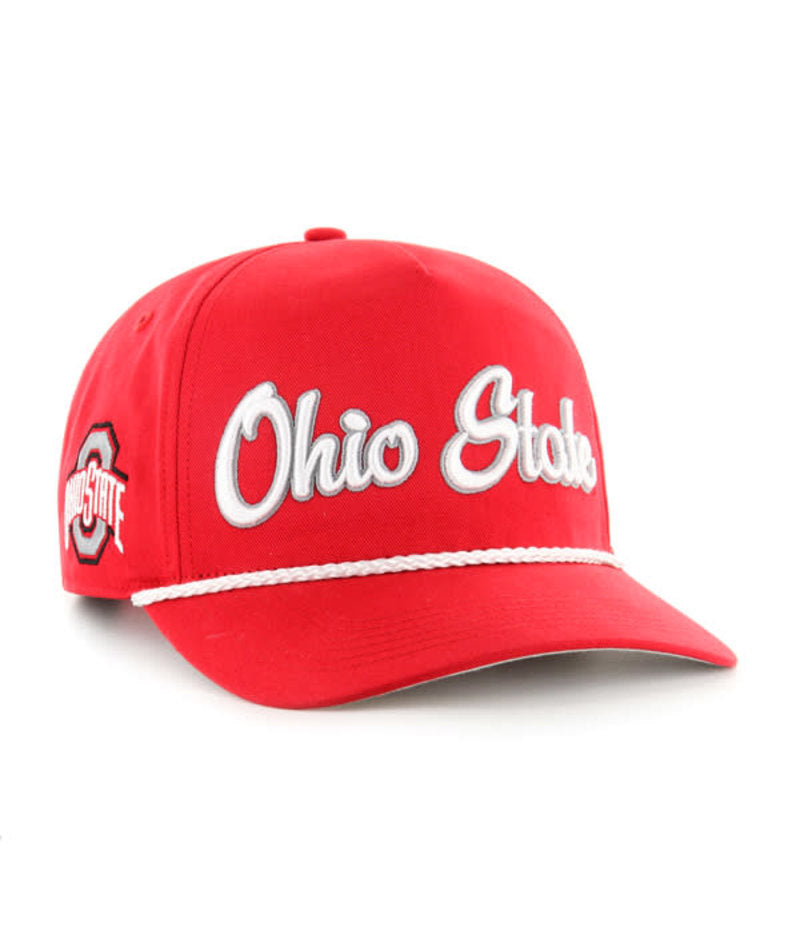 Ohio States Buckeyes - Red overhand Hitch Hat, 47 Brand