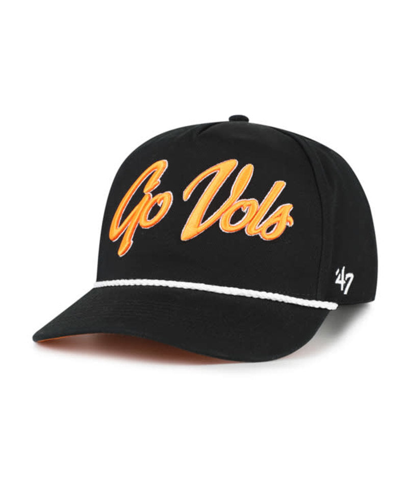 Tennessee Volunteers - Black Overhand Hitch, 47 Brand Hat