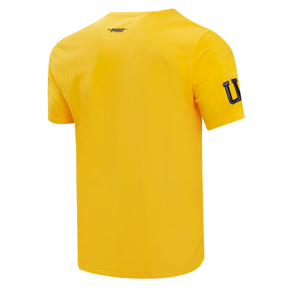 Michigan Wolverines - NCAA University Of Michigan Classic Men's Stacked Logo T-Shirt