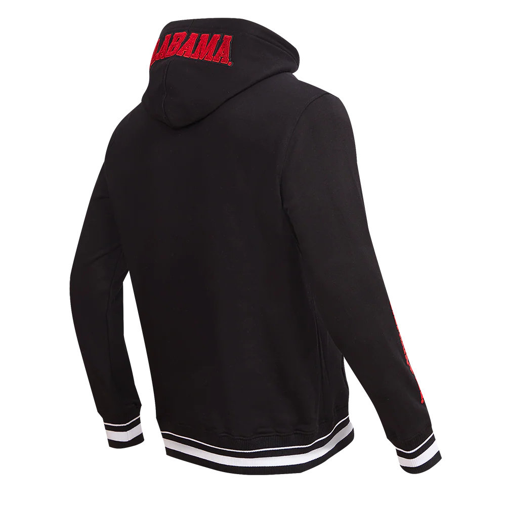 Alabama Crimson Tide - NCAA University Of Alabama Classic Stacked Logo Fleece Pullover Hoodie