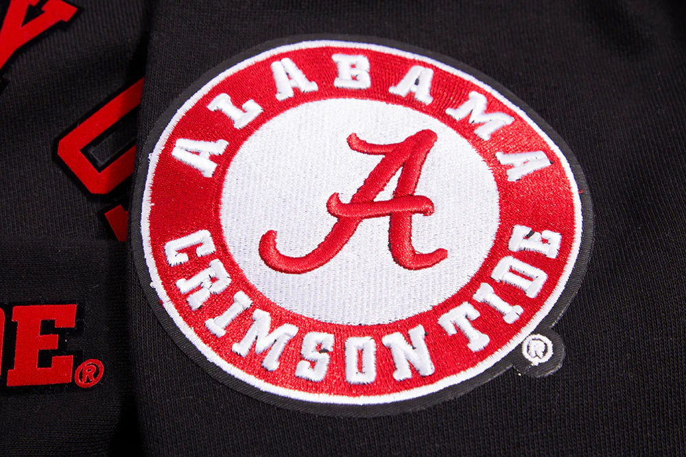Alabama Crimson Tide - NCAA University Of Alabama Classic Stacked Logo Fleece Pullover Hoodie