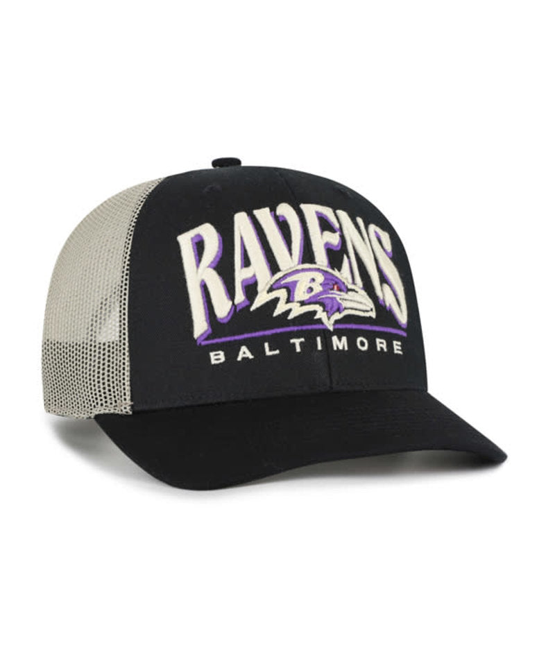 Baltimore Ravens - Black Arid Strap 47 Trucker, 47 Brand