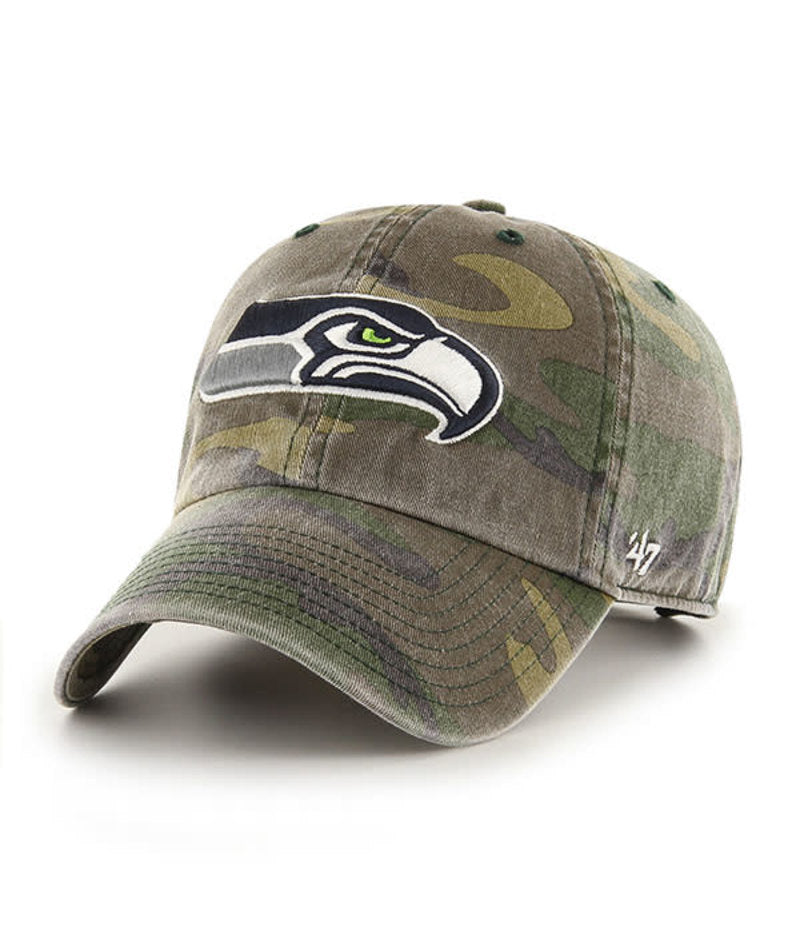 Seattle Seahawks - Camo Camo 47 Clean Up 47 Clean Up All, 47 Brand