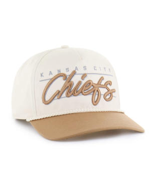 Kansas City Chiefs - Natural Condor Twill Hat, 47 Brand