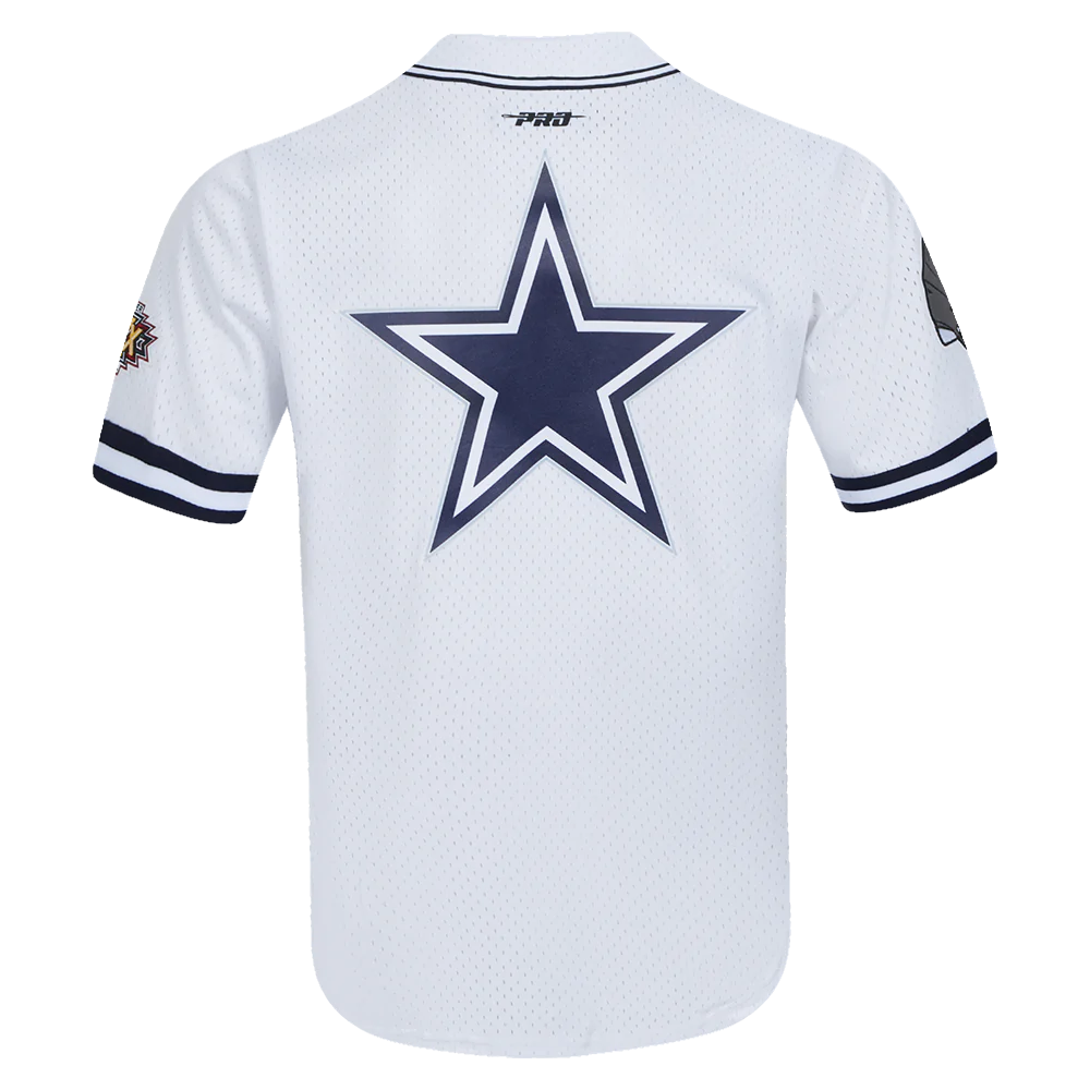 Dallas cowboys NFL - Logo Classic Mesh Bottom Down Men's Adult Shirt