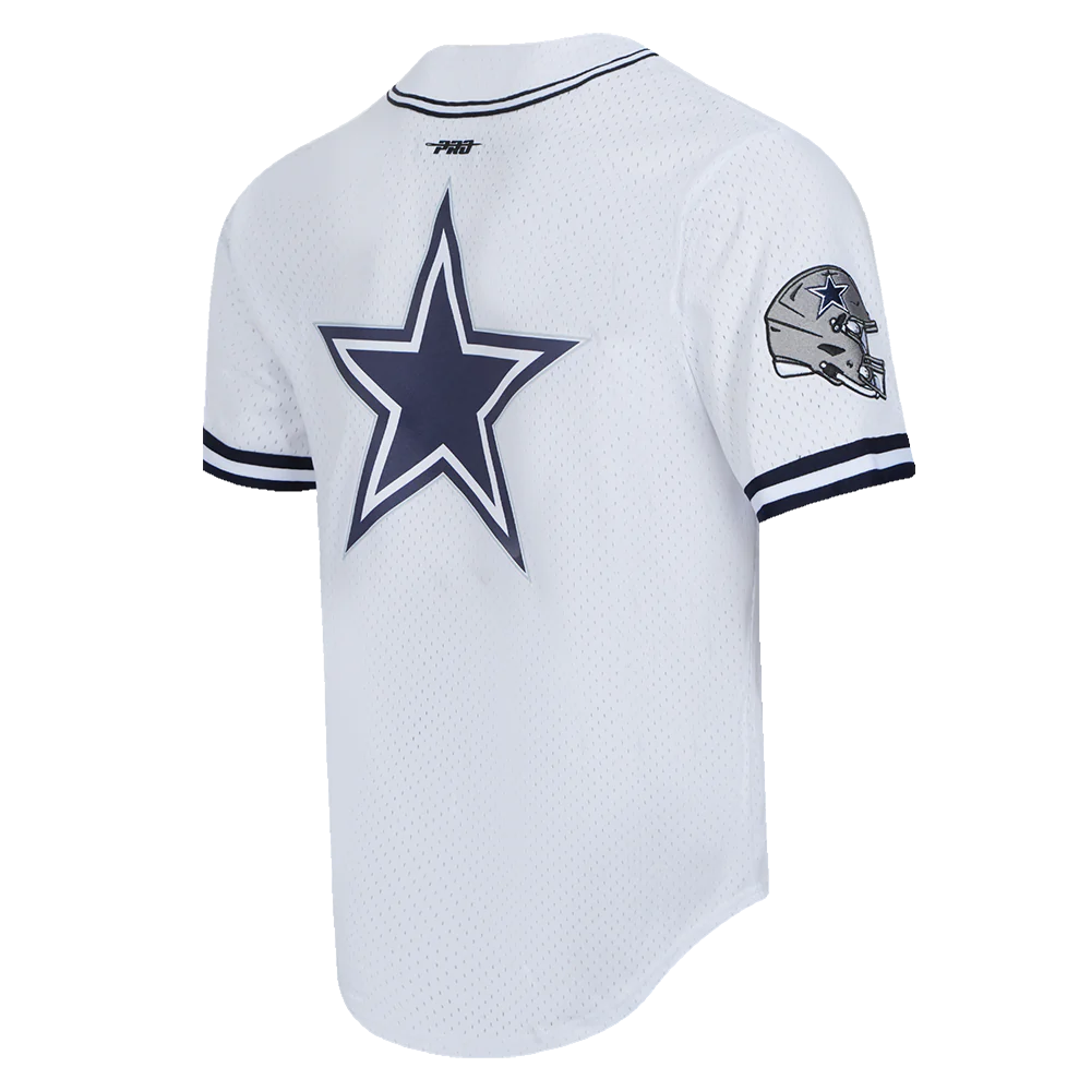 Dallas cowboys NFL - Logo Classic Mesh Bottom Down Men's Adult Shirt