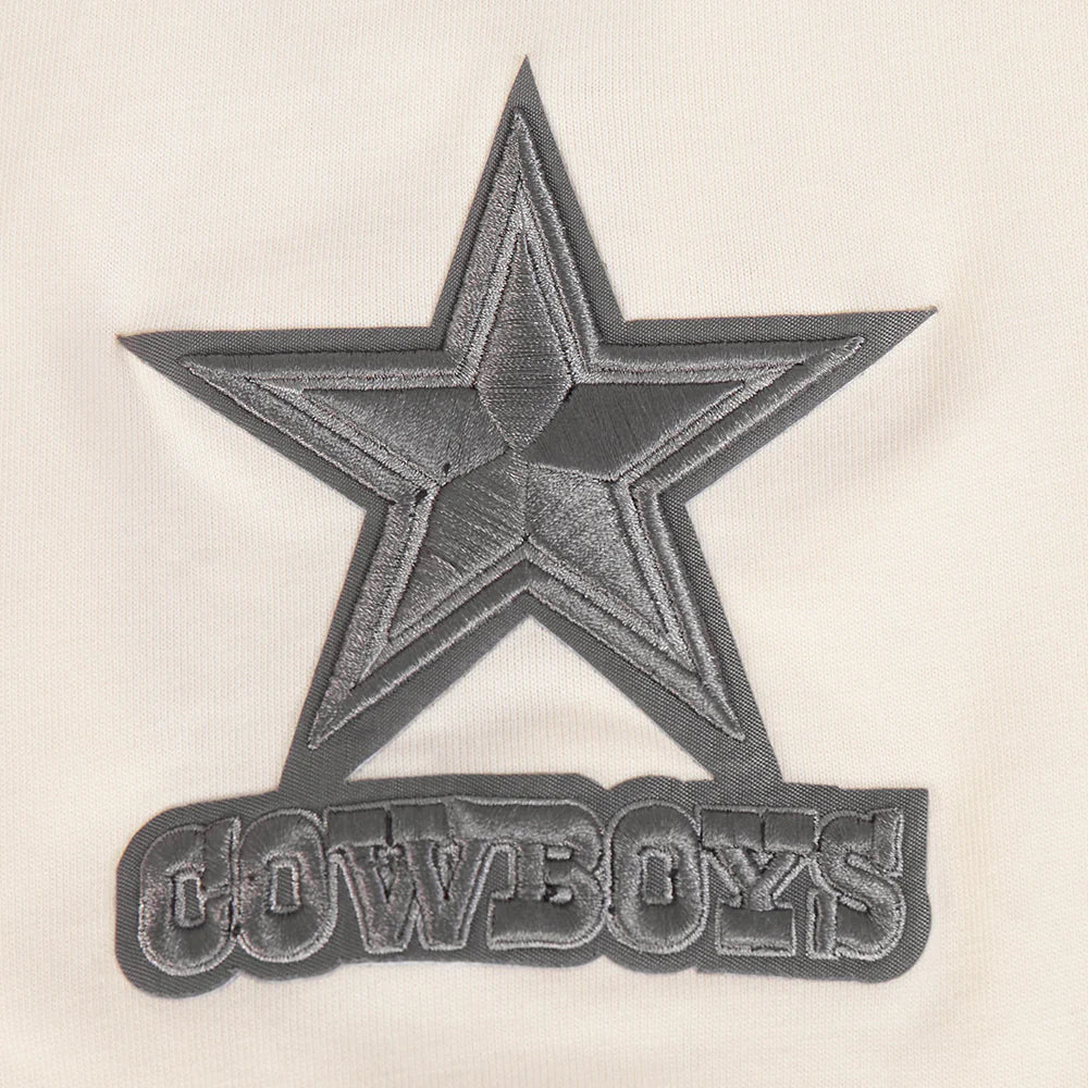 Dallas Cowboys NFL - Reverse French Terry Men's Cotton Jersey Drop Shoulder T-shirt