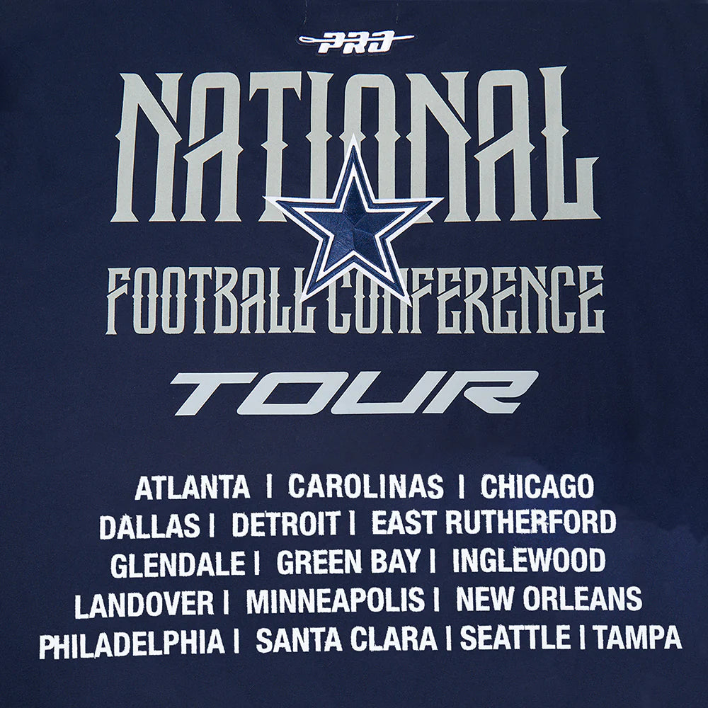 Dallas Cowboys - NFL City Tour 2.0 Men's Cotton Jersey Drop Shoulder T-shirt