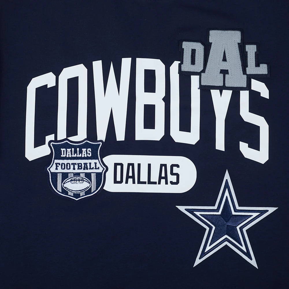 Dallas Cowboys - NFL Letterman Men's Short Sleeve Tee T-shirt