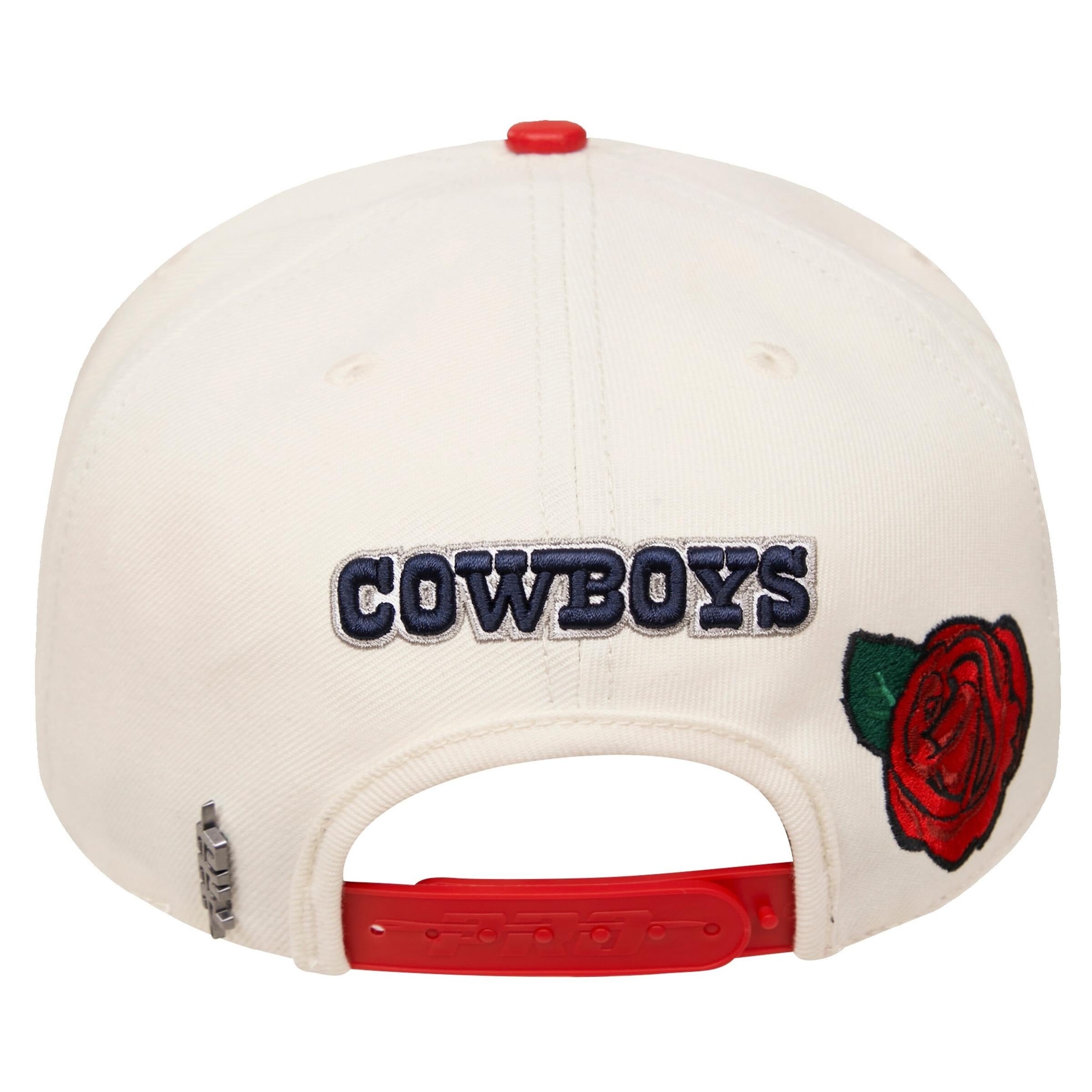 Dallas Cowboys - NFL Roses Wool Eggshell Snapback Hat