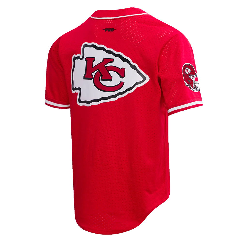 Kansas City Chiefs - NFL Patrick Mahomes #15 Mesh Bottom Down Men's Adult Shirt