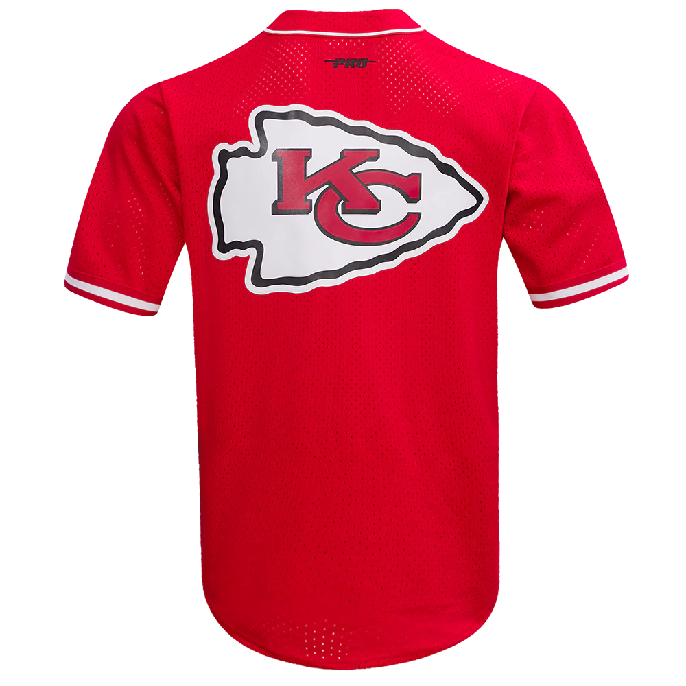 Kansas City Chiefs - NFL Patrick Mahomes #15 Mesh Bottom Down Men's Adult Shirt