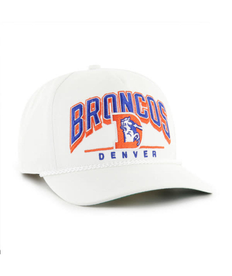 Denver Broncos - Historic White Coltrane 47 Hitch RF, 47 Brand