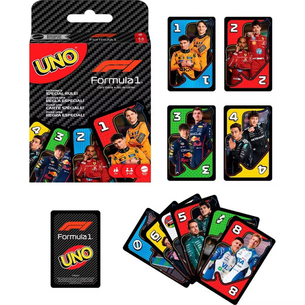 UPD Mattel DP Uno F1 Formula - Drivers Team Playing Cards