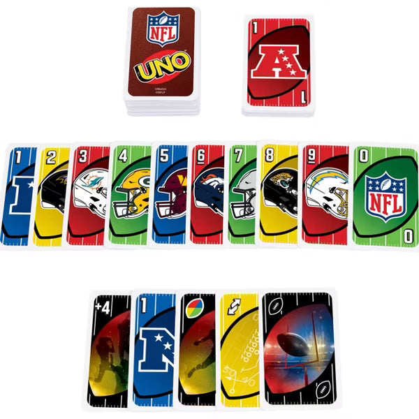 UPD Mattel DP Uno - NFL Team Playing Cards