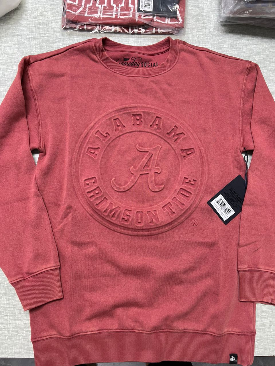Alabama Crimson Tide - Carson Circle Comfort Crew-Neck Long Sleeve