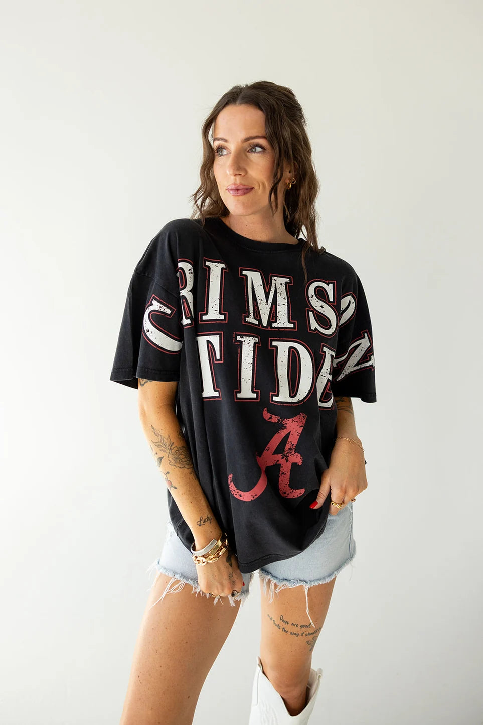 Alabama Crimson Tide - NCAA Southern Split OS Band Tee T-shirt