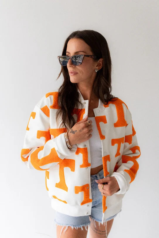 Tennessee Volunteers - NCAA Briggs Bomber Leather Bomber Jacket