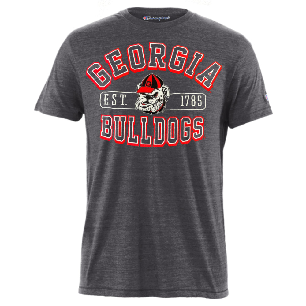 Georgia Bulldogs - University of Arched Georgia 1785 Black T-Shirt
