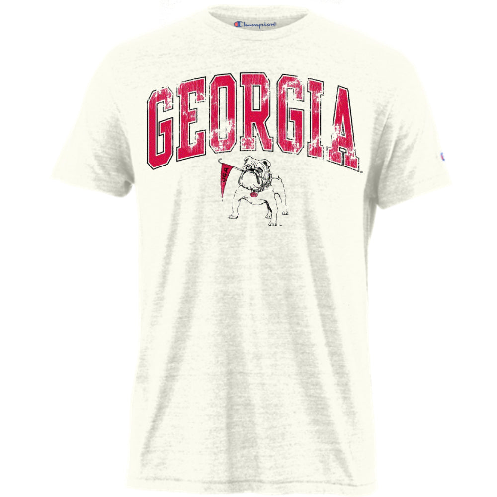 University of Georgia - Georgia Bulldogs Logo White T-Shirt
