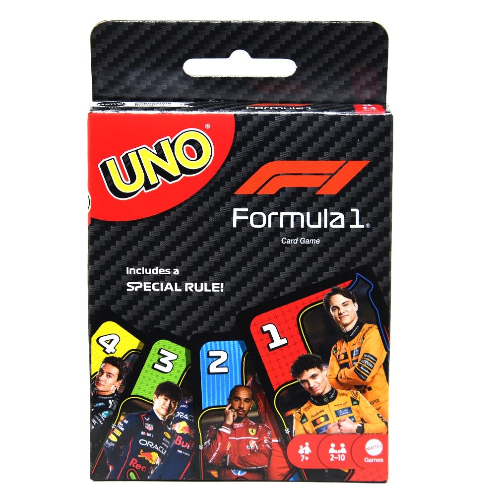 UPD Mattel DP Uno F1 Formula - Drivers Team Playing Cards