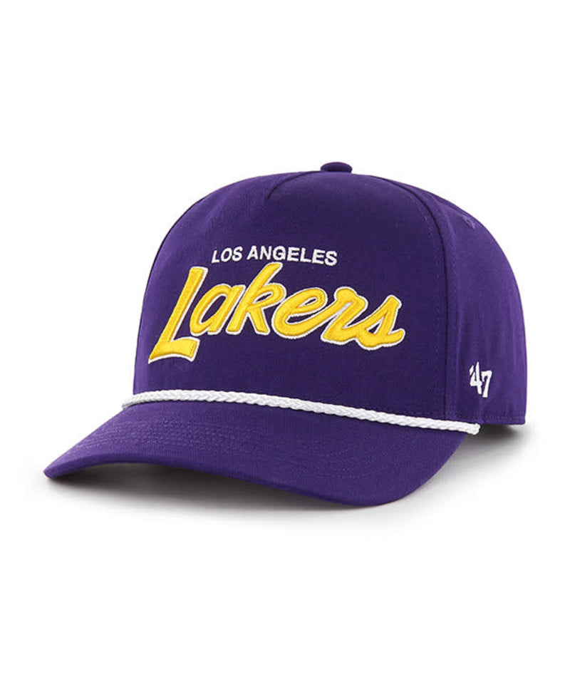 Los Angeles Lakers - NBA Purple Crosstown Script Hat, 47 Brand