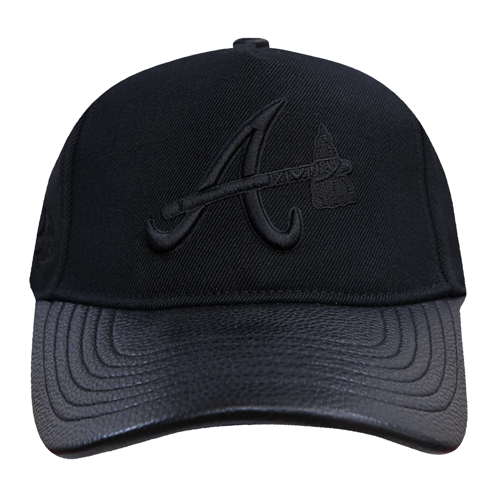 Atlanta Braves - MLB Blackout Pinch Front Strapback Men's Hat
