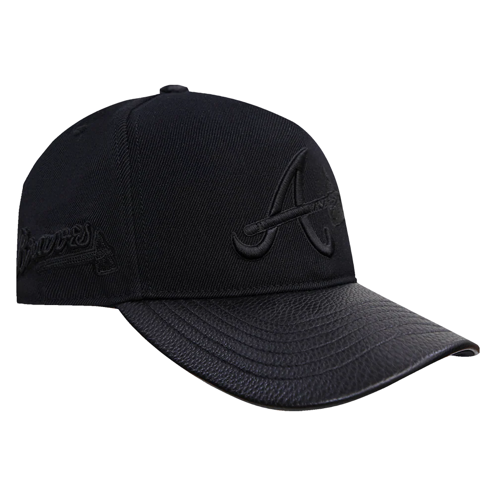 Atlanta Braves - MLB Blackout Pinch Front Strapback Men's Hat