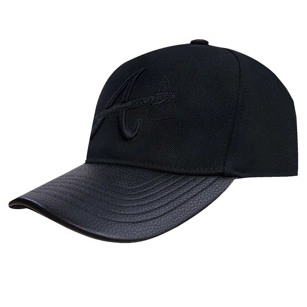 Atlanta Braves - MLB Blackout Pinch Front Strapback Men's Hat