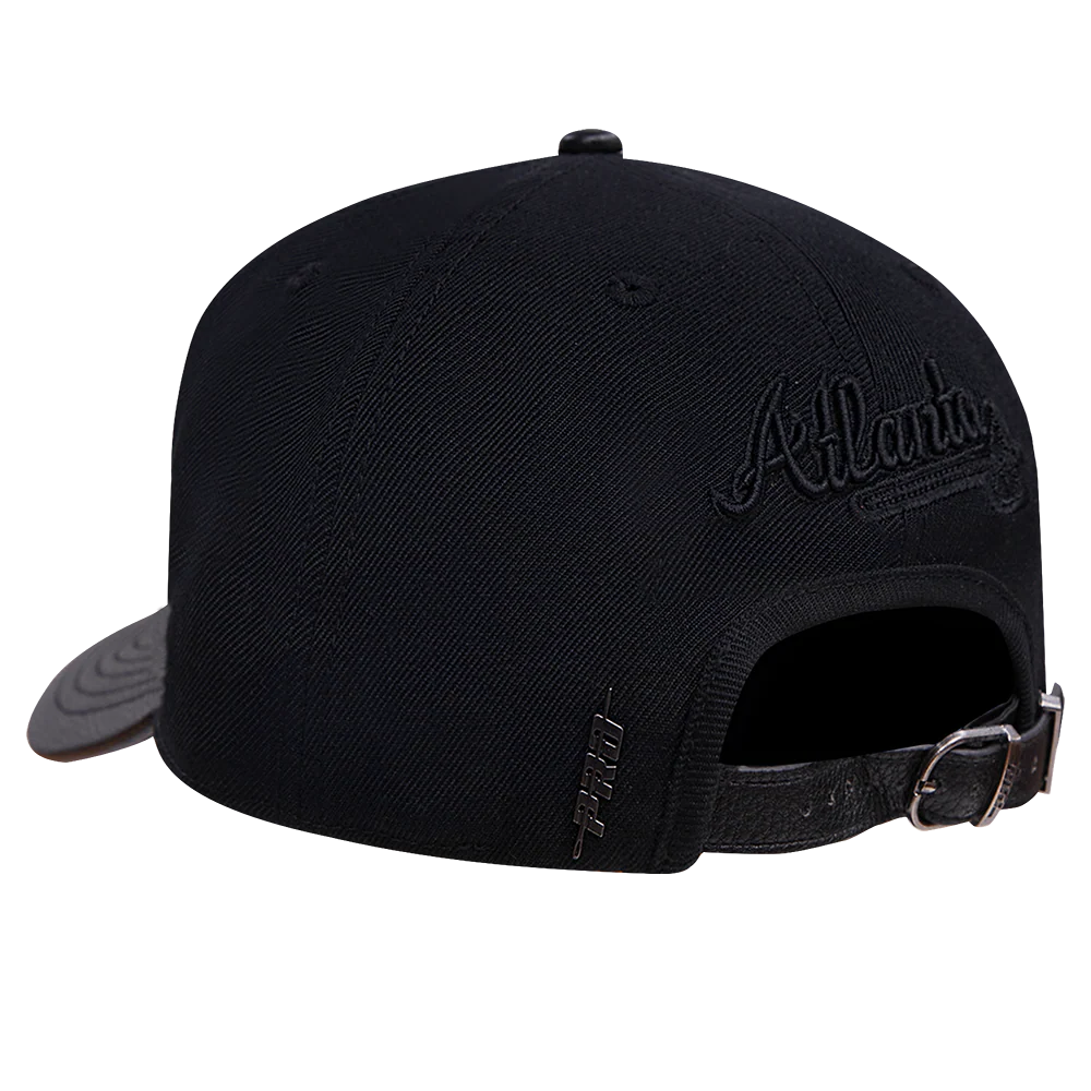 Atlanta Braves - MLB Blackout Pinch Front Strapback Men's Hat