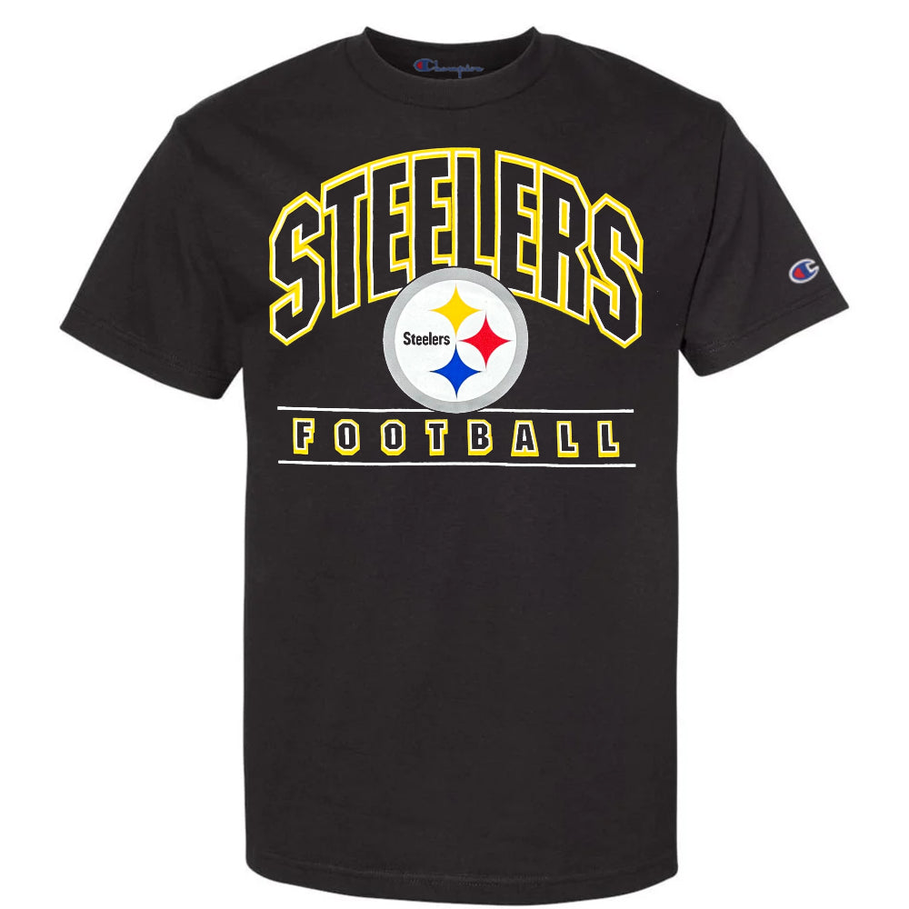 Pittsburgh Steelers - NFL Black Short Sleeve T-Shirt