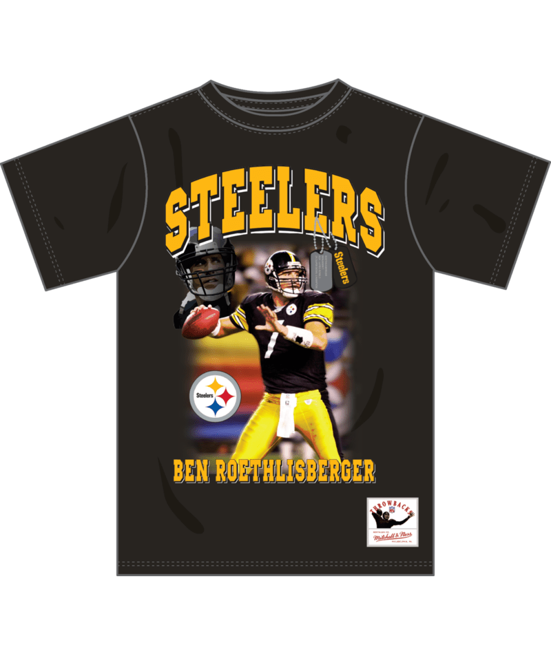 Pittsburgh Steelers - NFL Photo Reel Ben Roethlisberger Short Sleeve T-Shirt