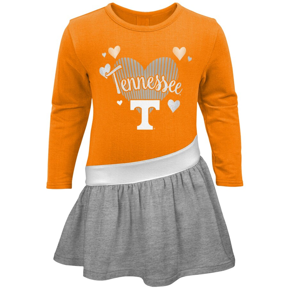 Tennessee Volunteers - NCAA Toddler Heart to Heart Tunic Dress