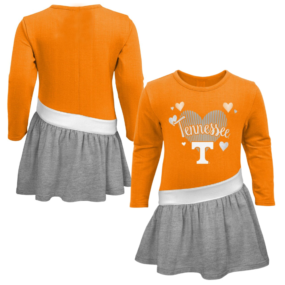 Tennessee Volunteers - NCAA Toddler Heart to Heart Tunic Dress