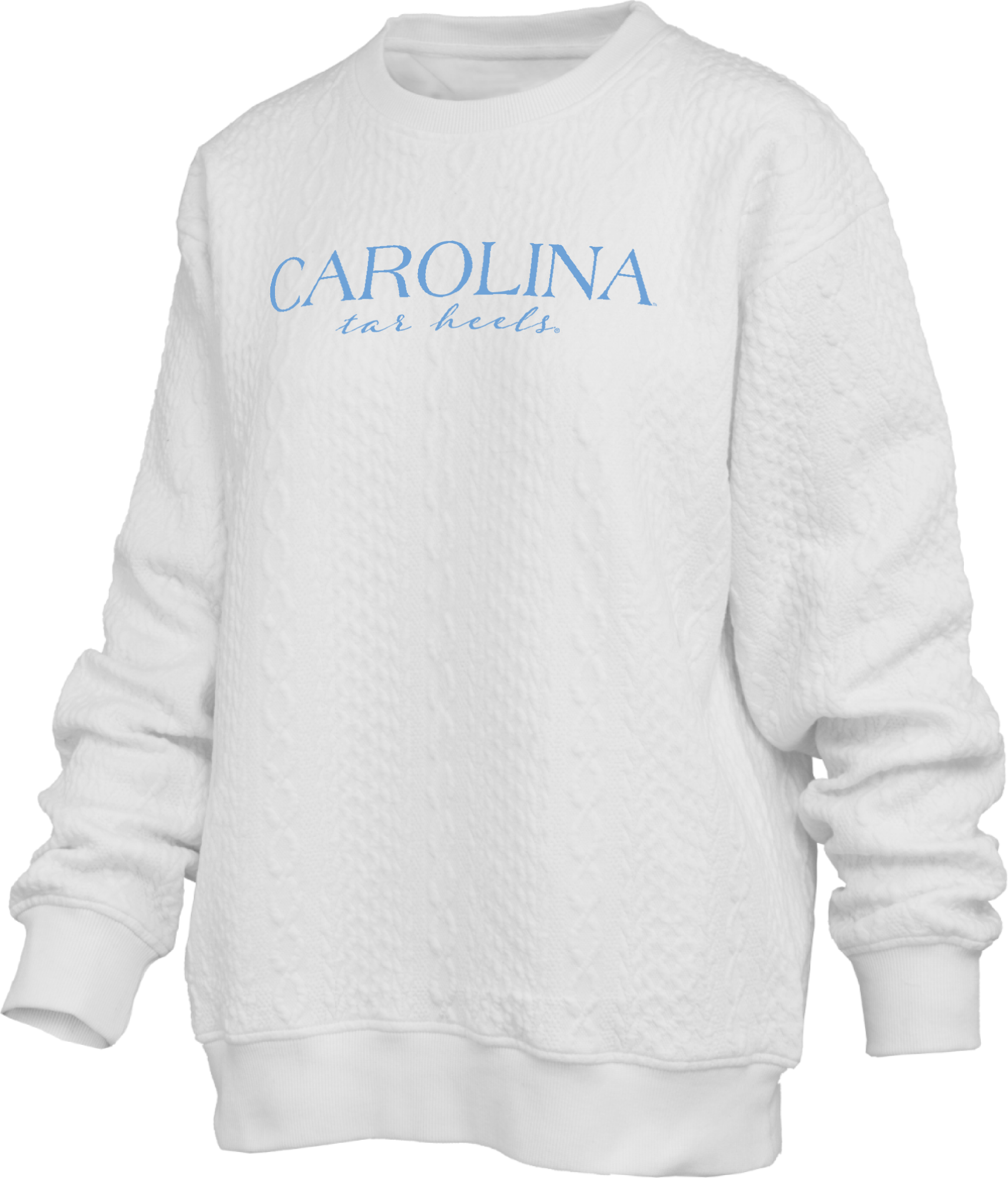 North Carolina Tar Heels "Champagne Brandberg" - Crew-Neck Chunky Fleece Long Sleeve