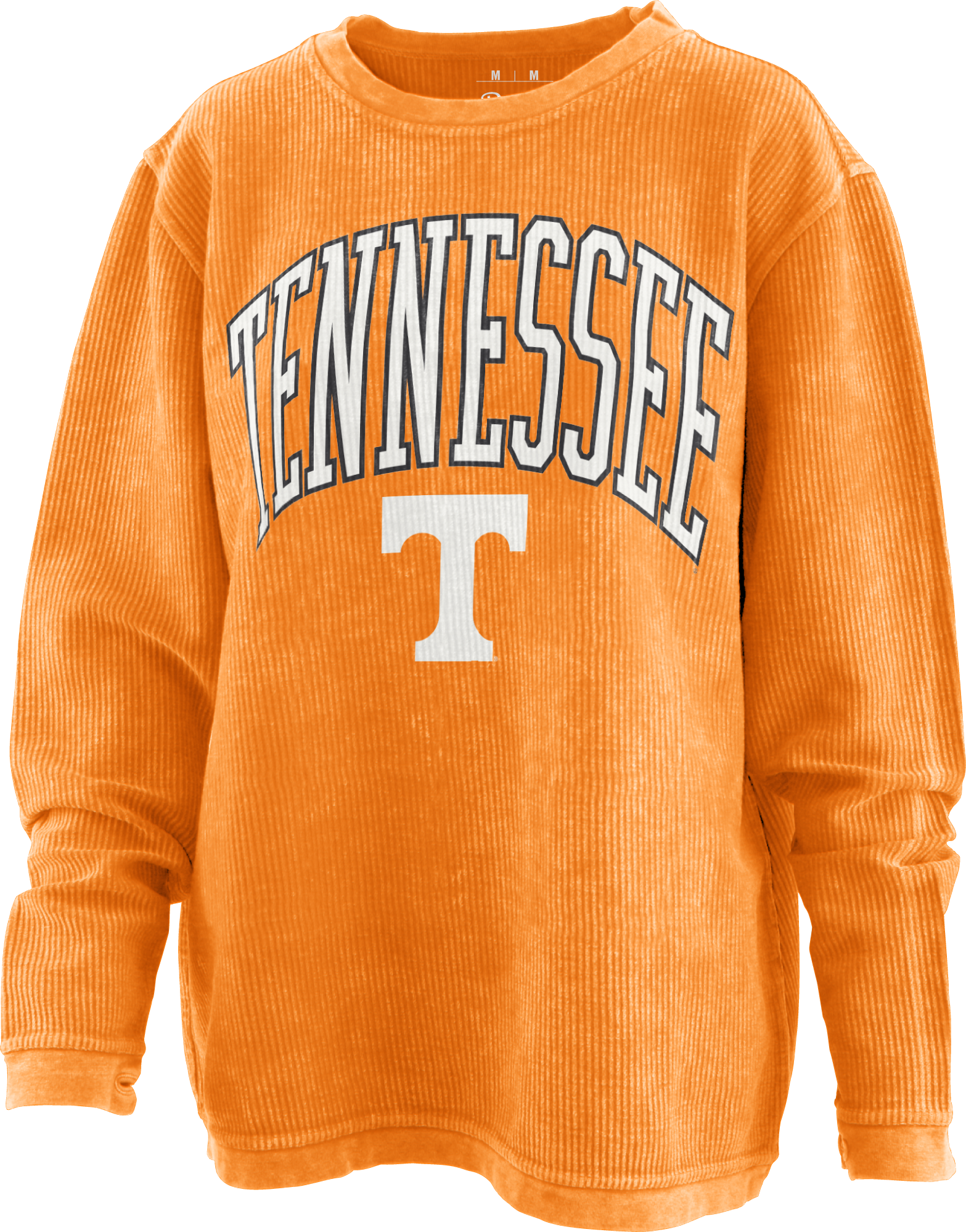 Tennessee "Nelson" - Long-Sleeve Crew-Neck Oversized Corded Top