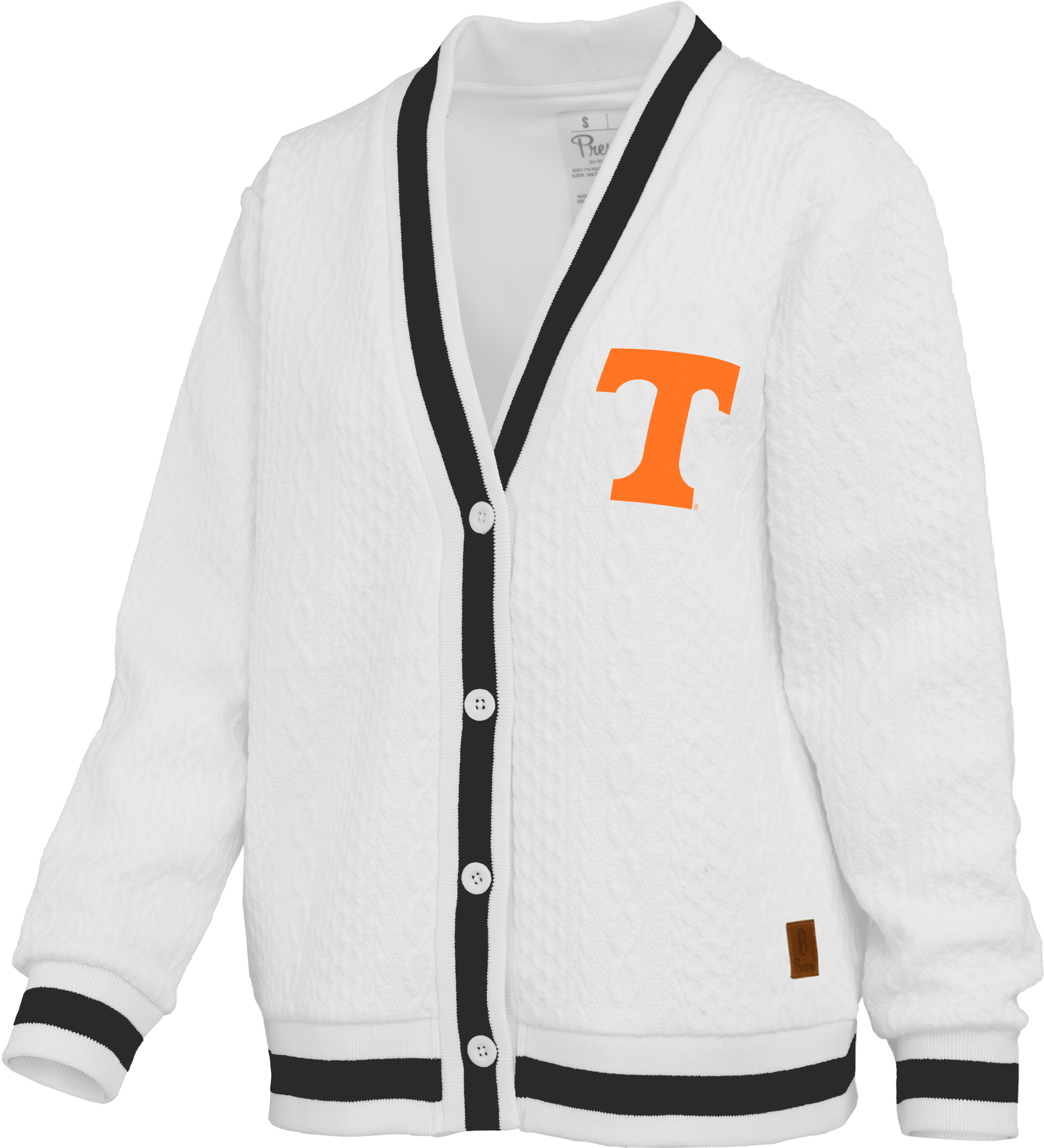 Tennessee Volunteers "North Fork Watertown" - Chunky-Weave Knit 4- Button Cardigan Long Sleeve