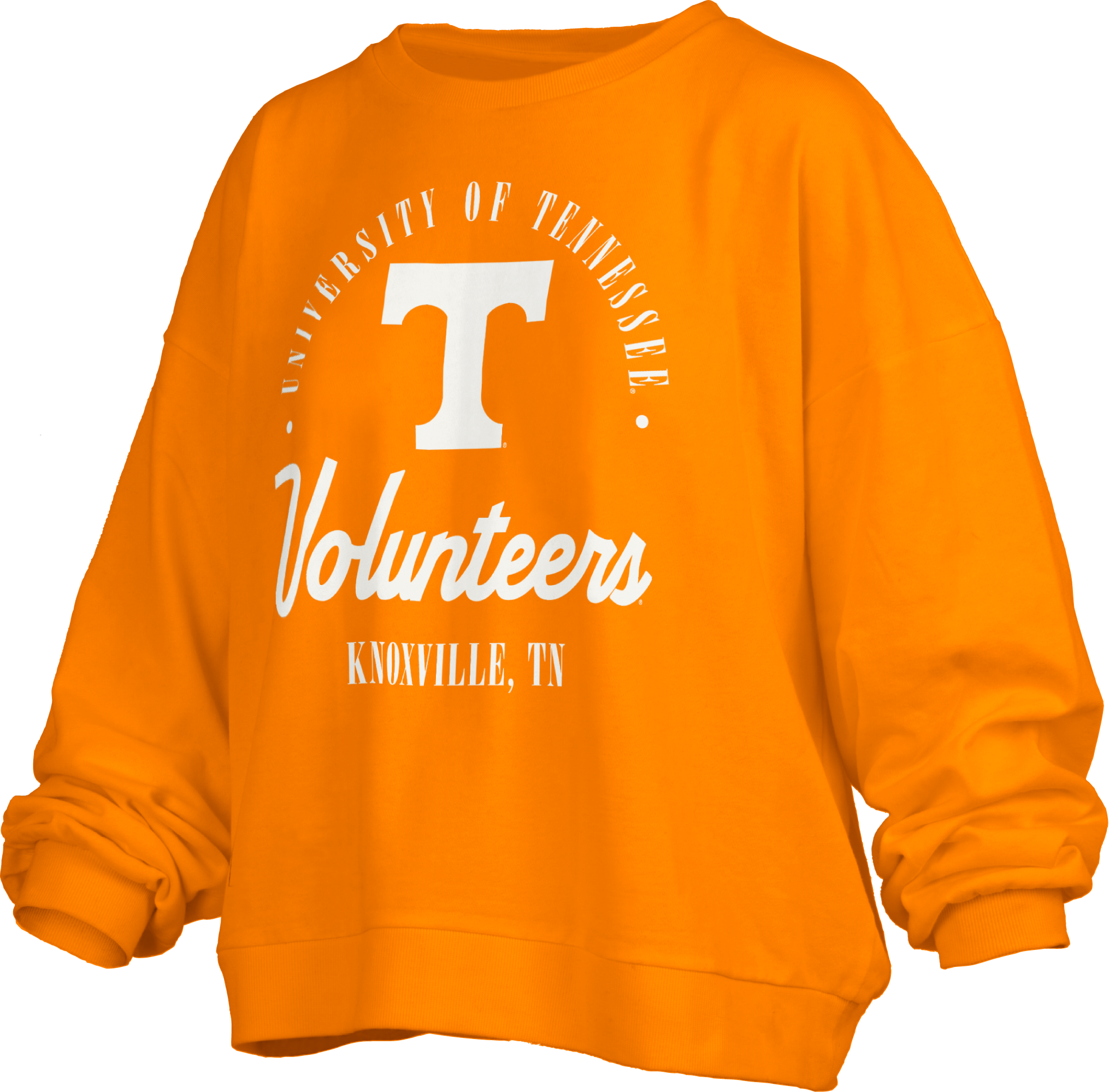Tennessee Volunteers "Carson Janise" - Crew-Neck Blousant Oversized Fleece Long Sleeve