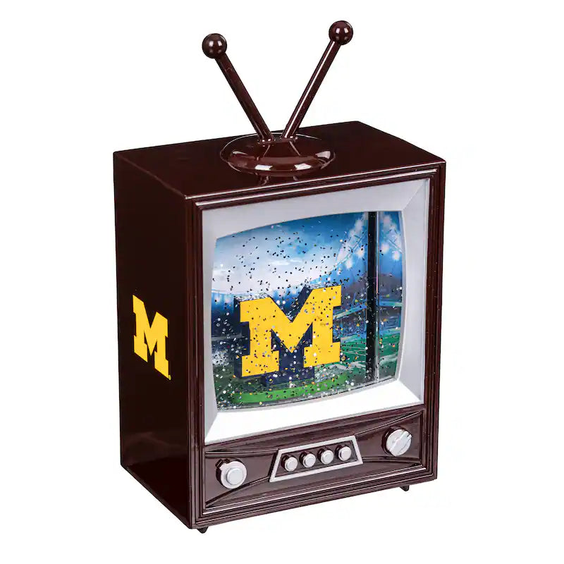 Michigan Wolverines - NCAA Vintage TV Water Lantern
