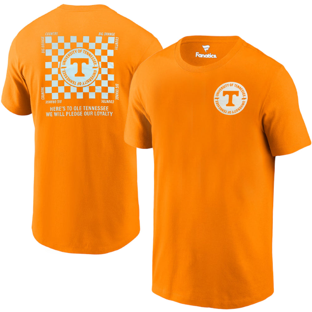 Men's Tennessee Volunteers T-Shirt - Orange Football Fan Graphic Tee
