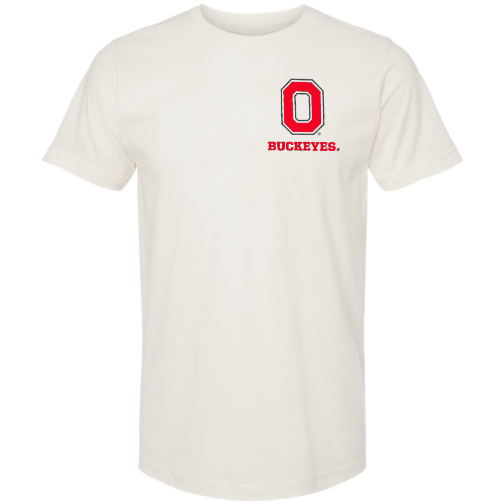 Ohio State Buckeye - University Vintage White Tee T-Shirt