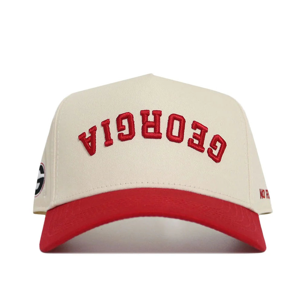 Georgia Bulldogs - Natural Upside Down Georgia Hat