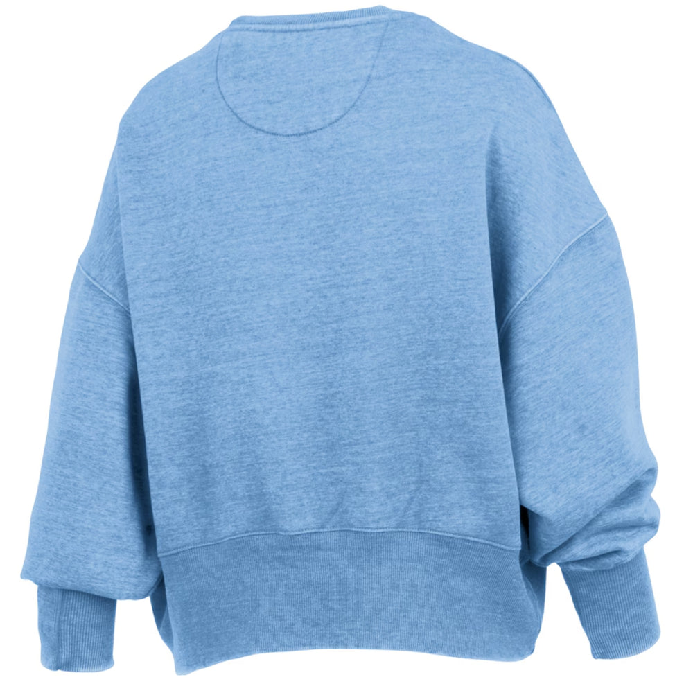North Carolina Tar Heels "Cavelli" - Crew-Neck Blousant Oversized Fleece Long Sleeve