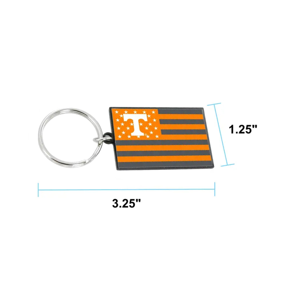 Tennessee Volunteers - NCAA Americana Flag Keychain