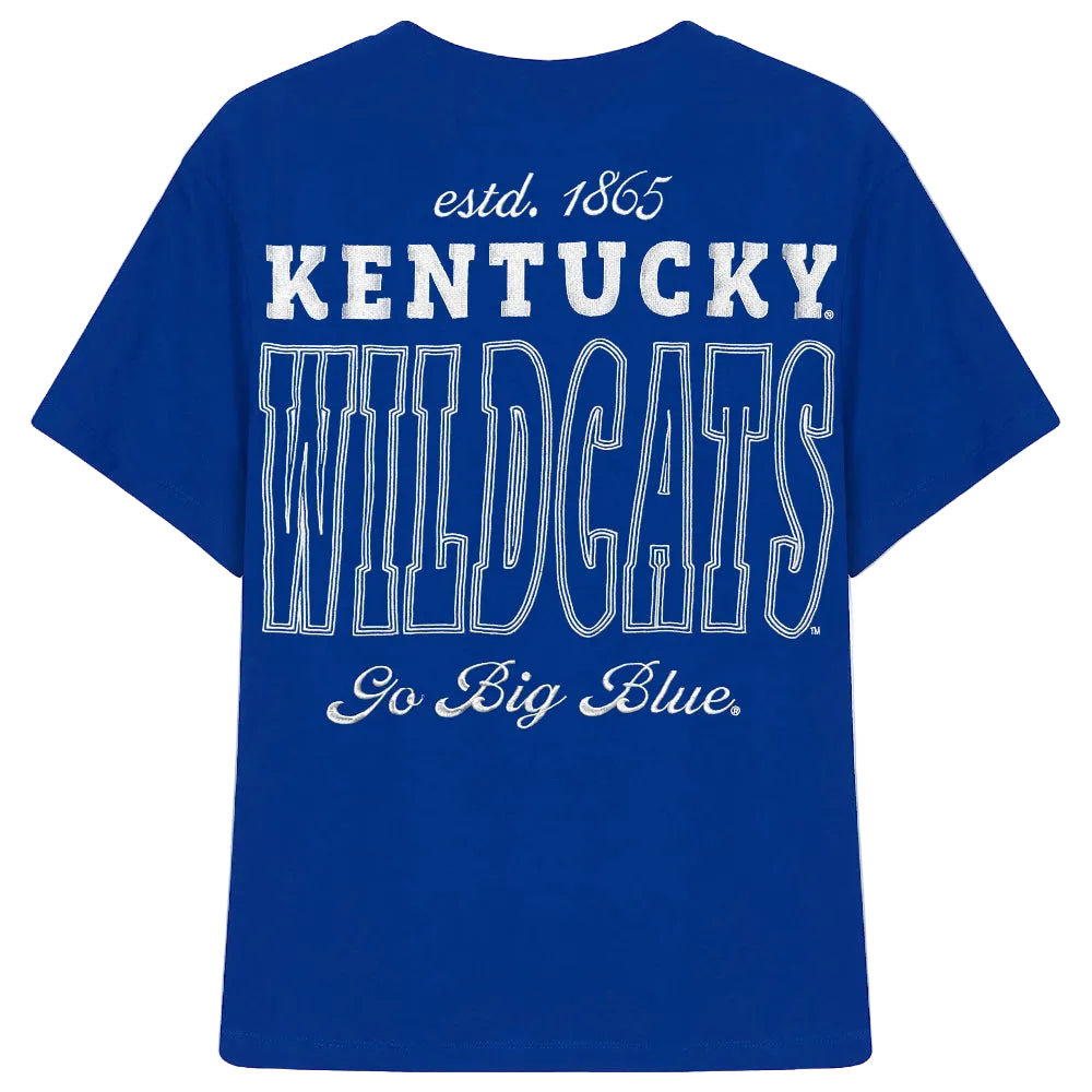 Kentucky Wildcats - NCAA Billboard Split Oversized Brand Tee T-shirt