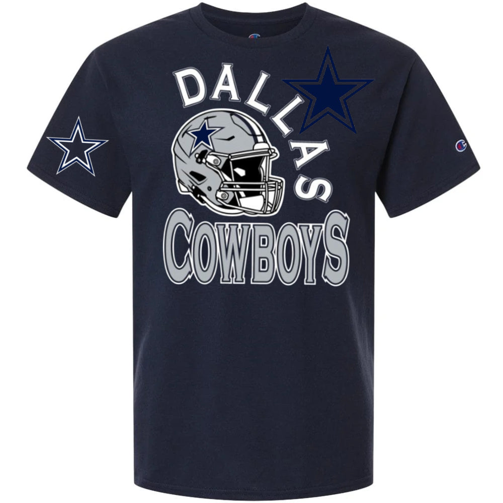 Dallas Cowboys - NFL Helmet Football Logo Short Sleeve T-Shirt
