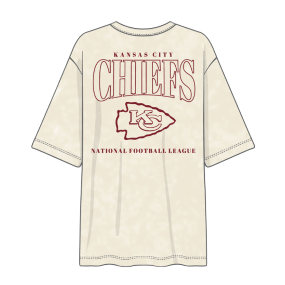 Kansas City Chiefs - NFL Heritages Hues Oversized SS T-Shirt