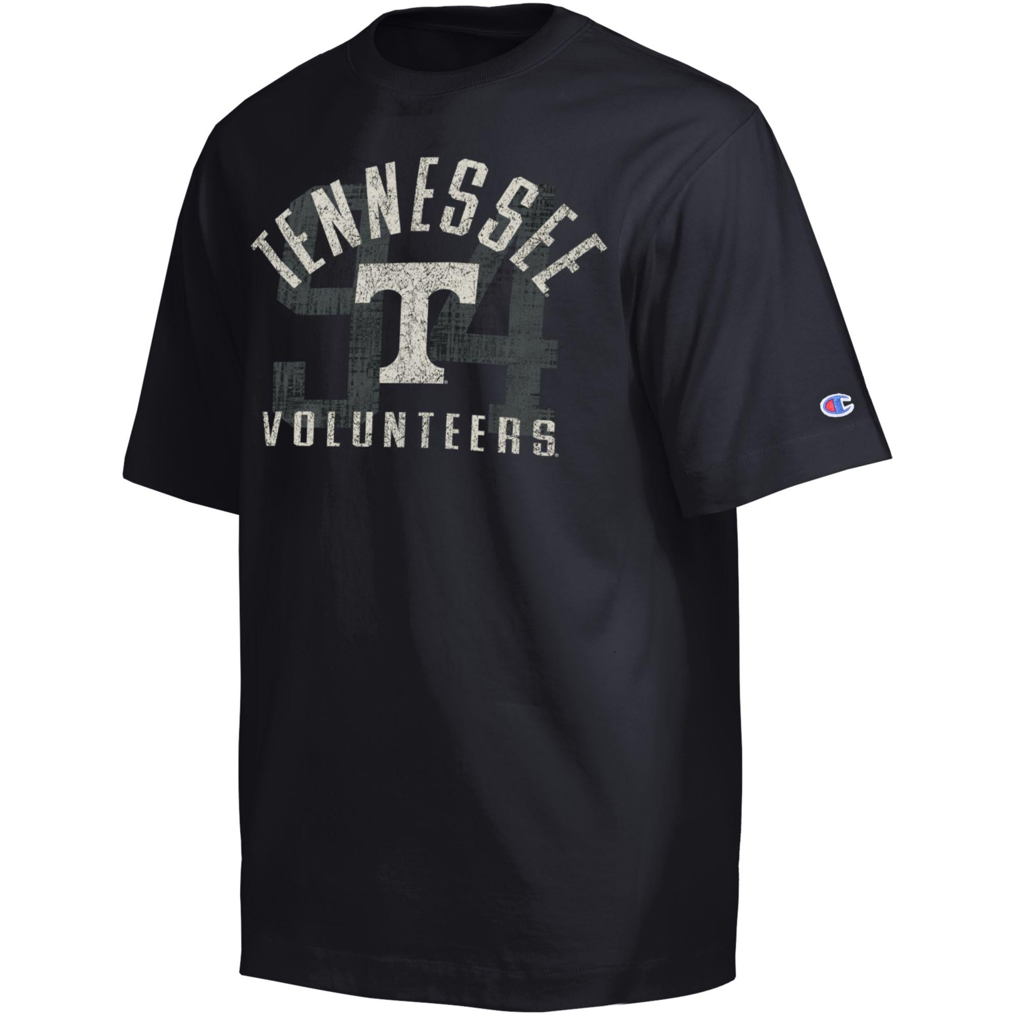 Tennessee Volunteers - NCAA Short Sleeve Heavyweight Tradition Black T-shirt