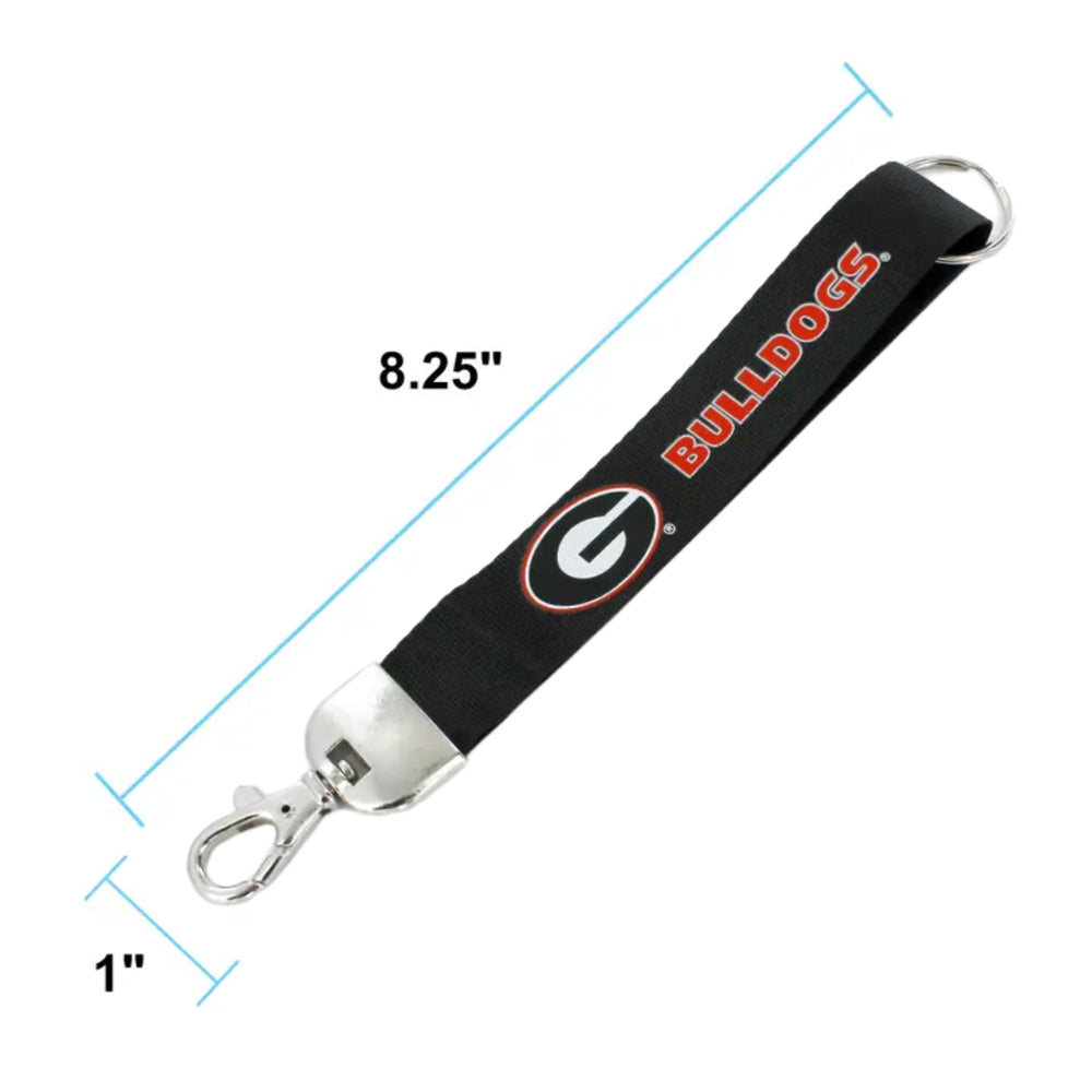 Georgia Bulldogs - NCAA Logo Deluxe Wristlet Keychain